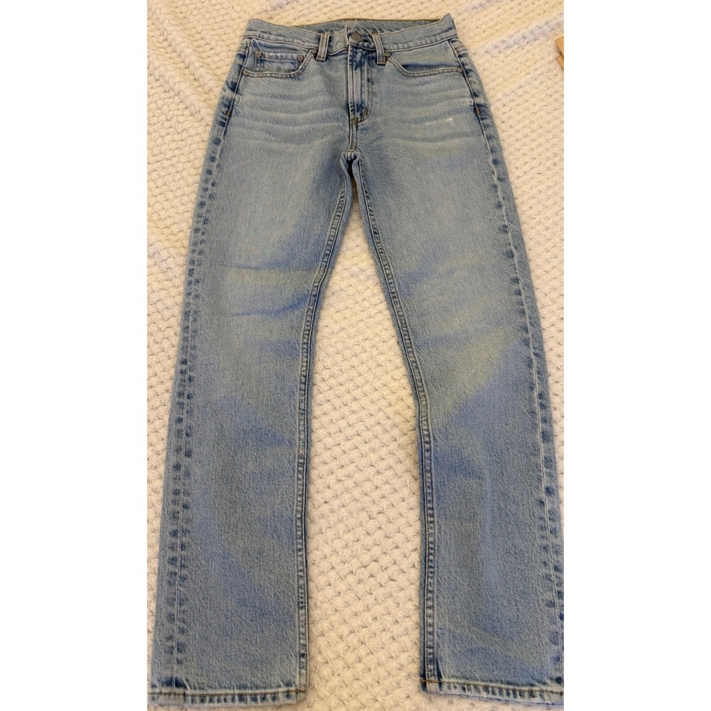 Outerknown SEA Liberty Straight Jeans Ocean Grove Blue Organic 24 Sample 2630026